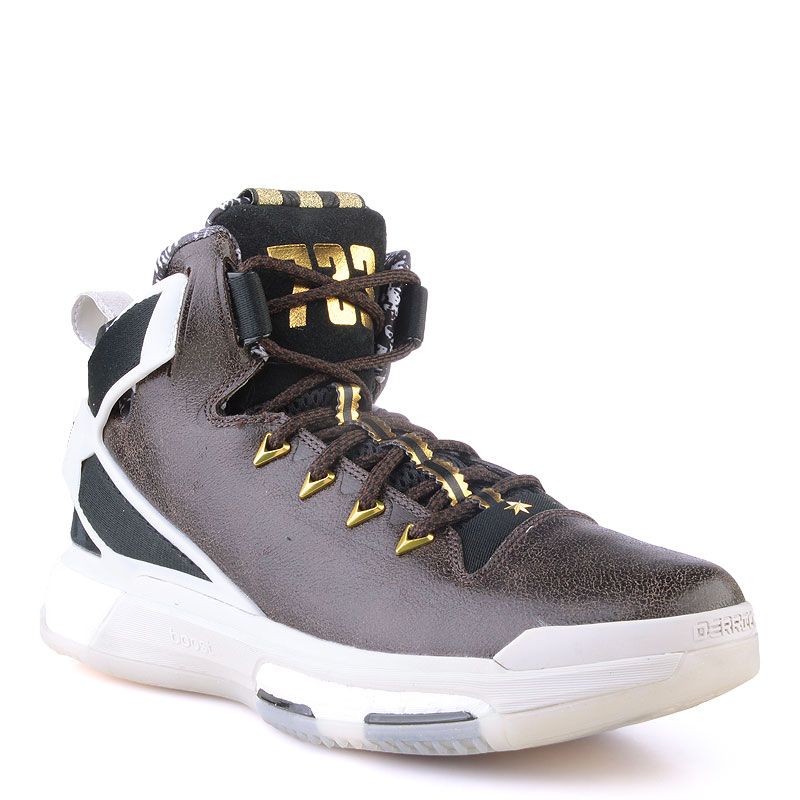 мужские коричневые баскетбольные кроссовки adidas D Rose 6 Boost BHM AQ7960 - цена, описание, фото 1